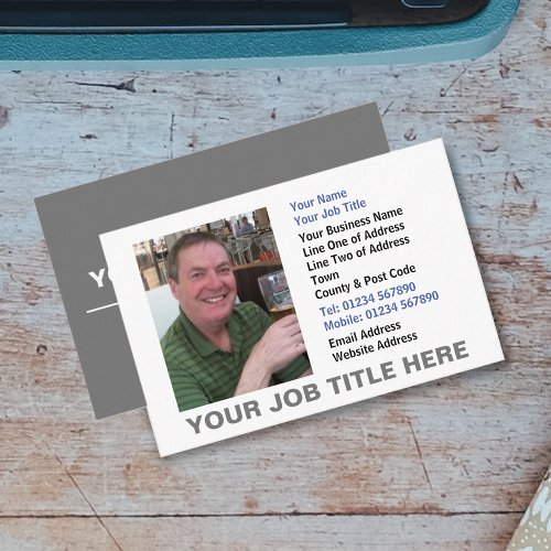 Your Photo on a Business Card