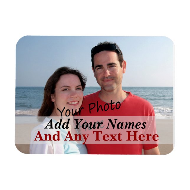 Your Photo On A Flexible Magnet (Horizontal)