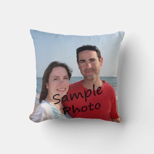 Your Photo On A Pillow (Front)