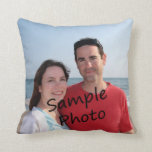 Your Photo On A Pillow<br><div class="desc">Personalize With Your Own Photo And/Or Text! Easily add your own text, pattern, image, cute photograph, abstract design, or even a funny quote. Make it yourself with this popular custom pillow template. Just click on "Customize it" and then add your own image or images to the front and/or the back...</div>