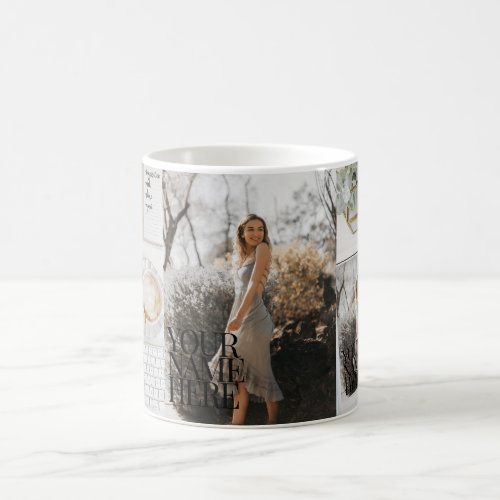 Your Photo on Magazine Personalized Chic Coffee M Coffee Mug