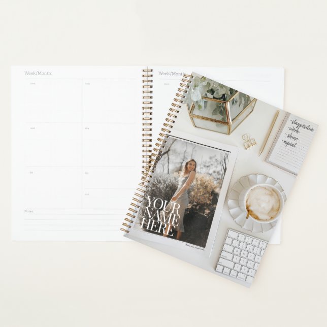 Your Photo on Magazine! Personalized Chic Office Planner (Display)