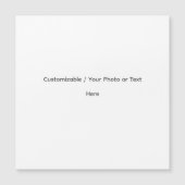 Your Photo or Text Here (Customizable Design) (Front)