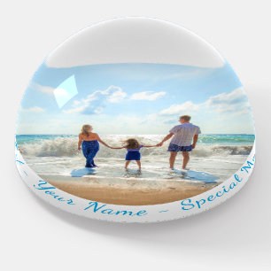 Your Photo Paperweight Gift with Custom Text