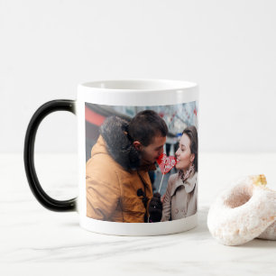 Your photo personalize unique gift morphing color morph mug