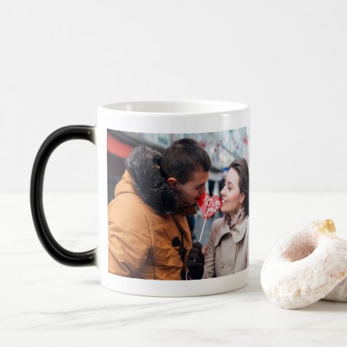Your photo  personalize  unique gift morphing magic mug