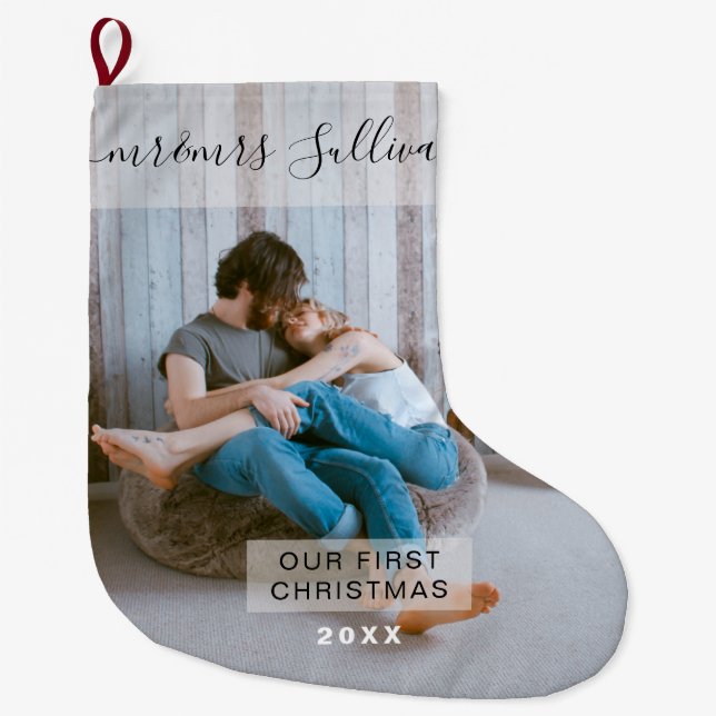 Your Photo Personalized Christmas Stockings (Front)
