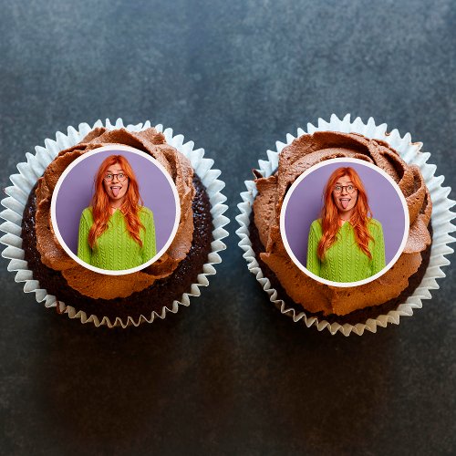 Your Photo Personalized Funny Custom Party Favors Edible Frosting Rounds