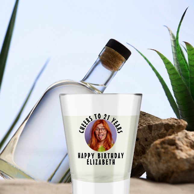 Your Photo Personalized Funny Custom Party Favors Shot Glass (Creator Uploaded)