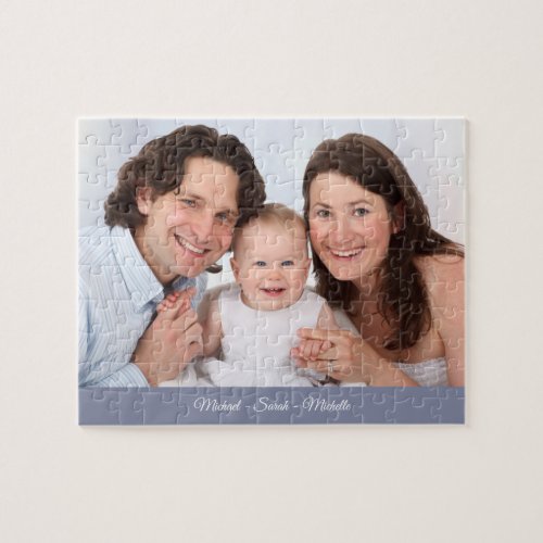 Your Photo Personalized Name Jigsaw Puzzle