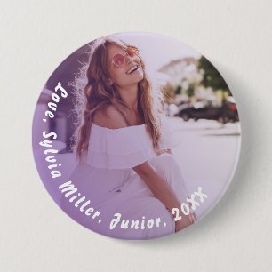 Your Photo Personalized School Photo Button