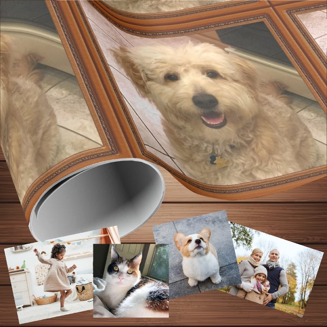 YOUR PHOTO Personalized Wrapping Paper (Wrapping Paper. with Photo. Pet gift wrapping paper. Personalised wrapping paper. Custom gift wrap.)
