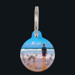 Your Photo Pet ID Tag with Custom Text Name Info<br><div class="desc">Custom Photo and Text Pet ID Tags - Your Own Design with Pet Photos - Personalized Your Pets / Family / Friends or Personal Gift - Add Your Photo and Text / Name / or Info / more - Resize and move or remove and add elements / text with Customization...</div>