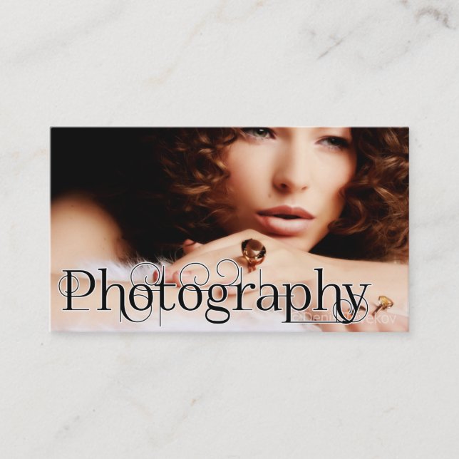 Your Photo Photography Business Card t (Front)