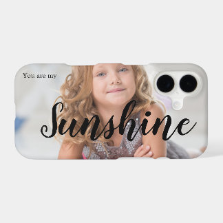 Your Photo Photography Typography Quote iPhone 17 Case