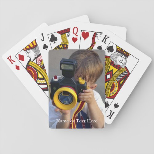 Your Photo Playing Cards personalize