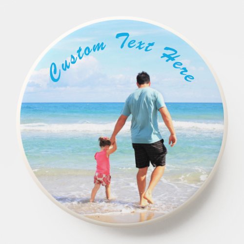 Your Photo PopSocket Gift with Custom Text