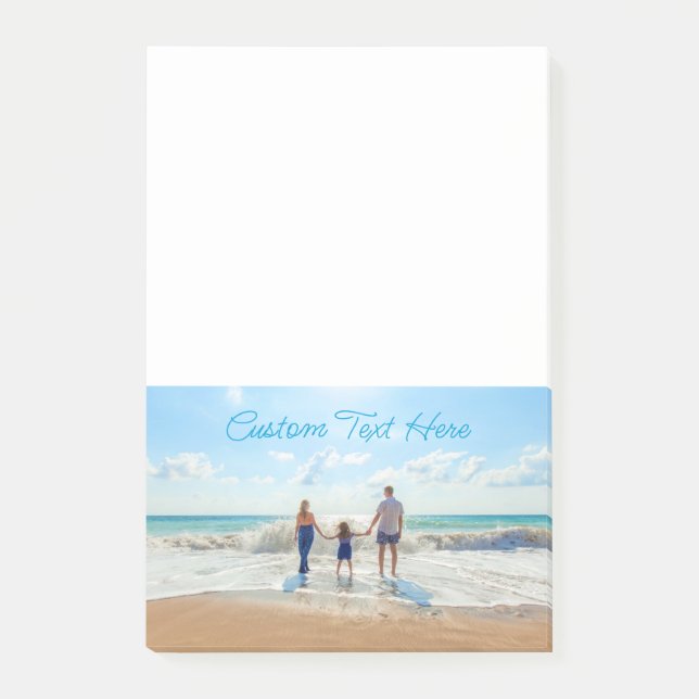 Your Photo Post it Notes with Custom Text (Front)