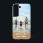 Your Photo Samsung Galaxy Cases with Custom Text<br><div class="desc">Custom Photo and Text iPhone Cases or Samsung Galaxy Cases - Unique Your Own Design - Personalized Family / Friends or Personal Gift - Add Your Text and Photo - Resize and move elements with Customization tool ! Choose font / size / color ! Good Luck - Be Happy :)...</div>