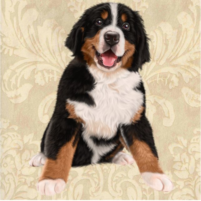 YOUR PHOTO Sculpture Template of Pet Dog Cat Gift (Front)