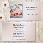 Your Photo Senior Care Services Business Card at Zazzle