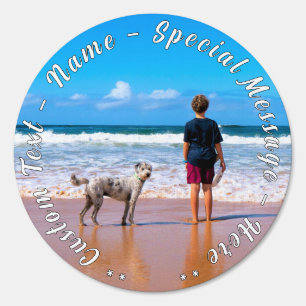 Your Photo Sign Gift with Custom Text Name