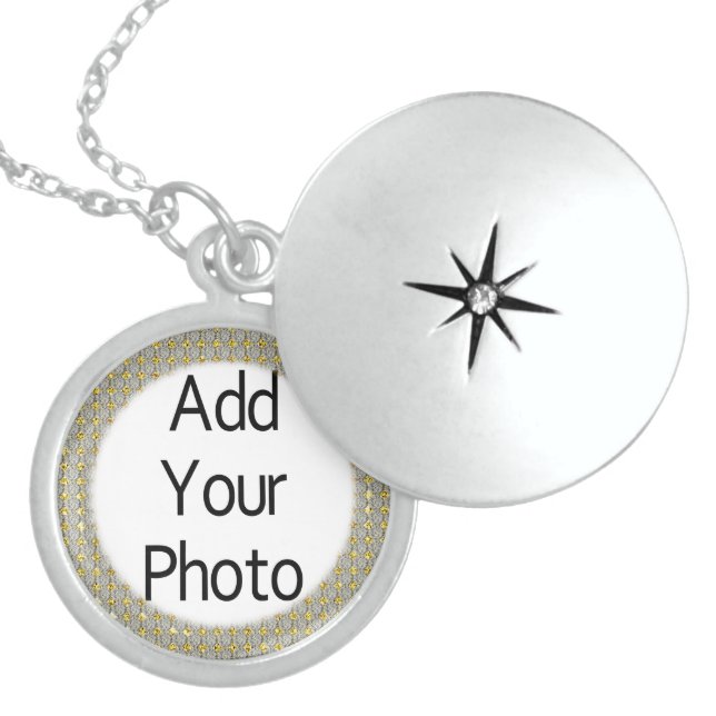 Your Photo Sterling Silver Lockets Necklace (Front)