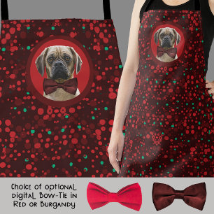 YOUR PHOTO Stylish Christmas Pet for Dog Lover Mom Apron