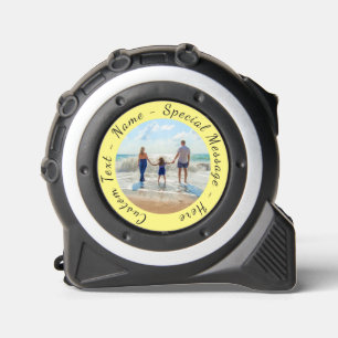Your Photo Tape Measure Gift with Custom Text