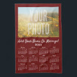 Your Photo Tea Towel Calendar<br><div class="desc">Personalize this 2025 tea towel calendar with your photo and name or message. A fun way to decorate your kitchen.</div>