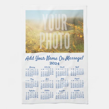 Your Photo Tea Towel Calendar