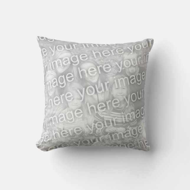Your Photo Throw Pillow (Front)