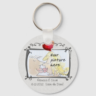 Your Photo Wedding Save the Date Keychains