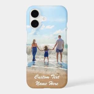 Your Photo with Custom Text Personalized iPhone 17 Case