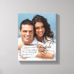 Your Photo Wrapped Canvas Fairytale Print