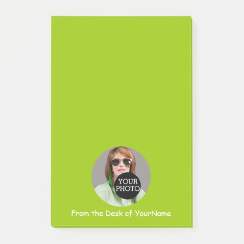 Your Photo Your Message Customize This Easily lime Post_it Notes