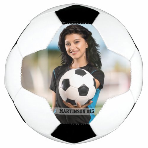 Your Photo Your Text Soccer Ball