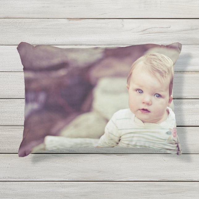 Your Photograph Outdoor Pillow (Front)