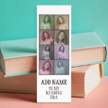 Your Photos Auto Filter - In My Reading Era  Bookmarks<br><div class="desc">Use a square photo with lots of contrast for the best results! Your photos will auto filter and add a color to each one. A fun pop art design that uses your favorite photos and changes it to a multi color design pattern.</div>