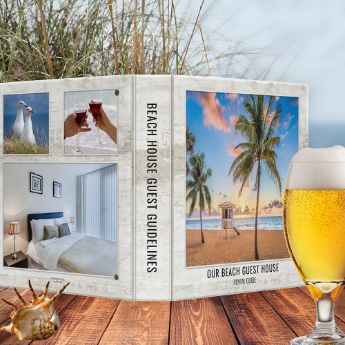 Your Photos Beach House Rental Guide Binder