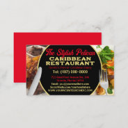 Your Photos Caribbean Restaurant Catering Services Business Card at Zazzle