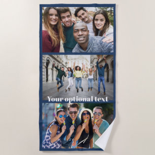 YOUR PHOTOS custom beach towel