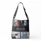 YOUR PHOTOS custom collage template tote bags