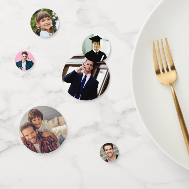 YOUR PHOTOS custom Confetti (Group)