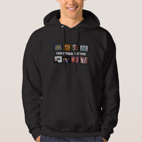 YOUR PHOTOS custom film strips clothing Hoodie