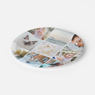 Your Photos Custom Modern Paper Plates