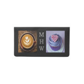 YOUR PHOTOS custom monogram checkbook cover (Front)