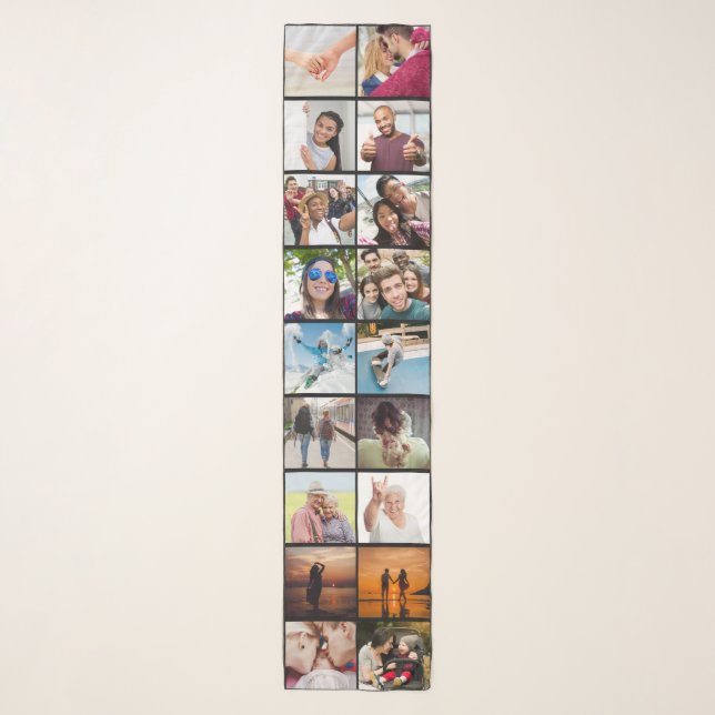 YOUR Photos custom scarf (Front)