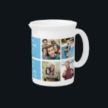 YOUR PHOTOS Custom Text Beverage Pitcher<br><div class="desc">A personalized gift to a friend,  family member,  coworker...  anyone! Change the text fields and the photos to what you want. See my store for more custom items.</div>