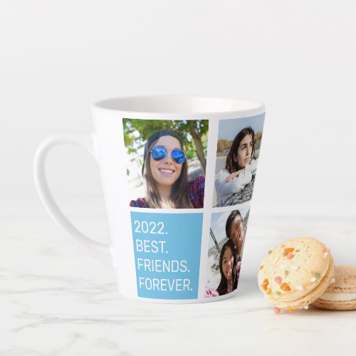 YOUR PHOTOS Custom Text Latte Mug